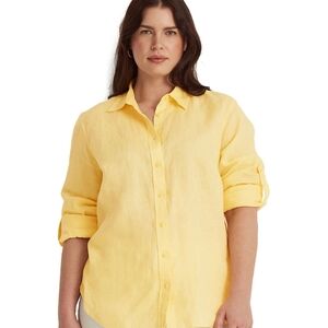 Ralph Lauren Black Label 1xT 100% Linen Shirt